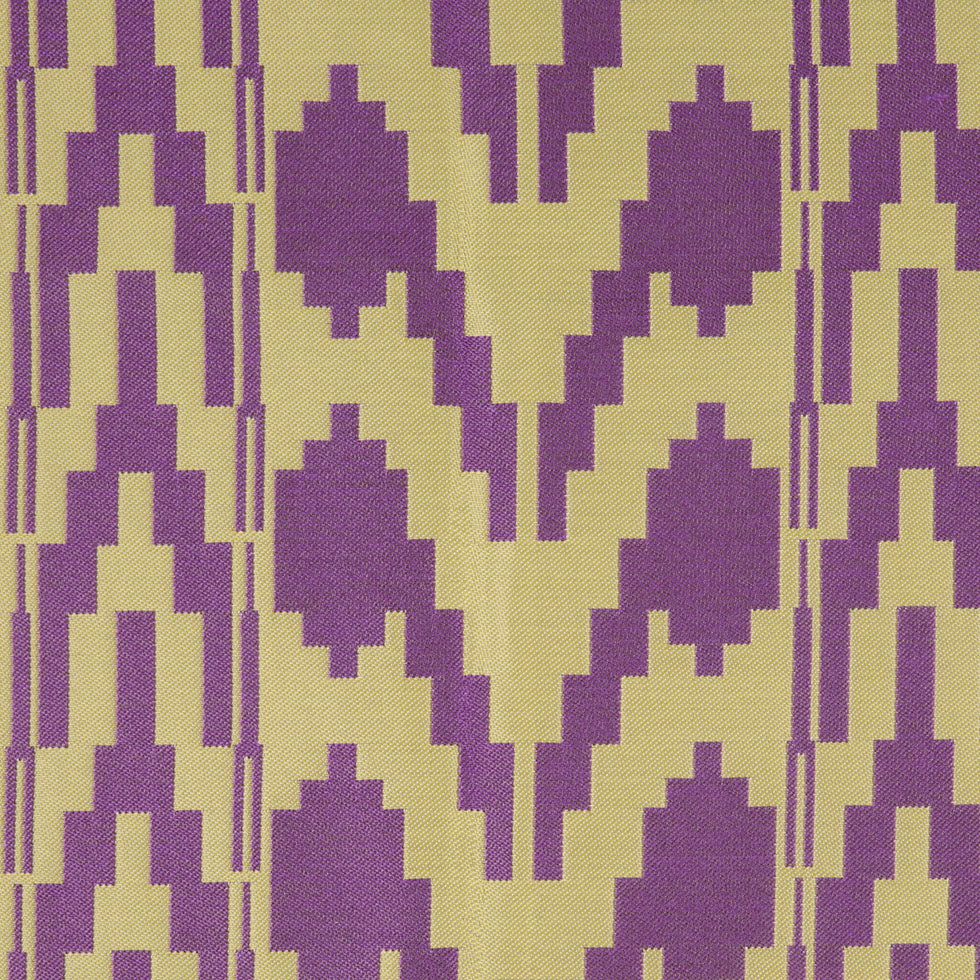 Purple Geometric Polyester Brocade Purple Geometric Polyester Brocade