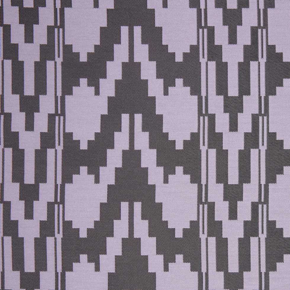 Lilac Geometric Polyester Brocade Lilac Geometric Polyester Brocade