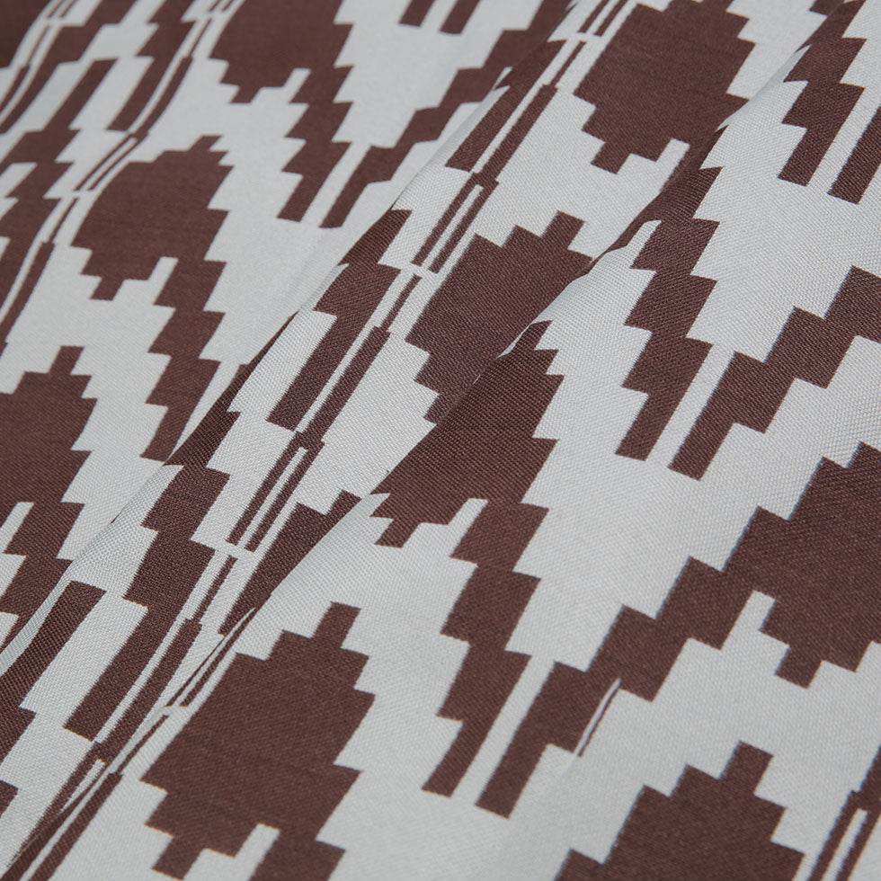 Mint Geometric Polyester Brocade Folded Mint Geometric Polyester Brocade Folded