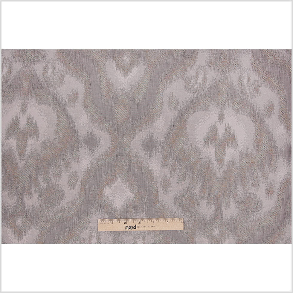 Taupe Ikat Damask Polyester Woven - Full Taupe Ikat Damask Polyester Woven - Full
