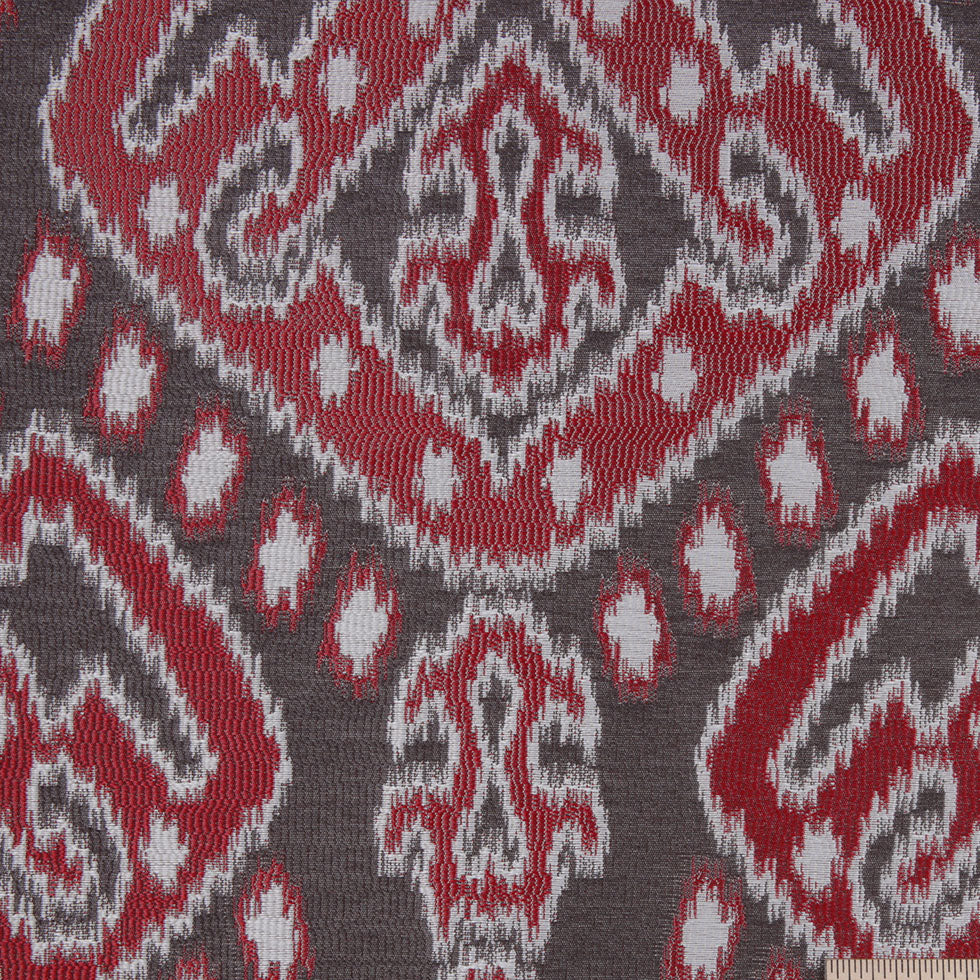 Red Damask Polyester Woven Red Damask Polyester Woven