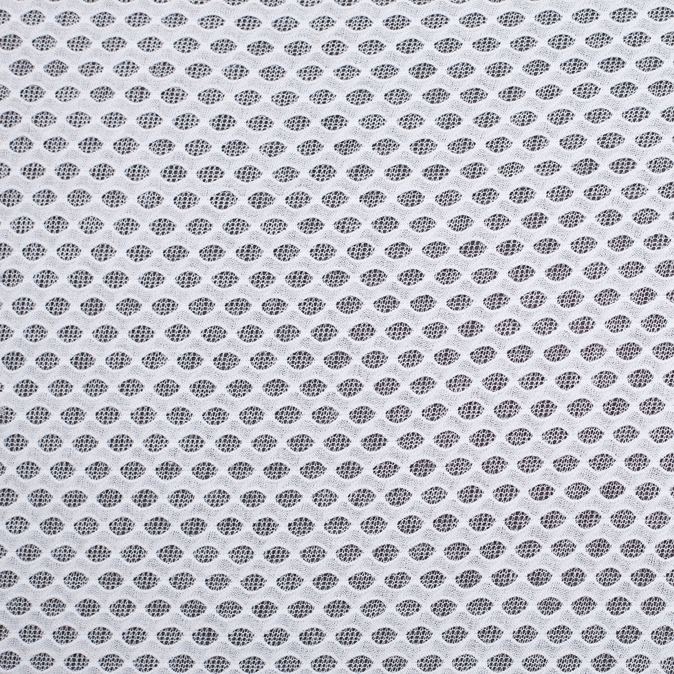 White Double Knit Honeycomb Mesh White Double Knit Honeycomb Mesh