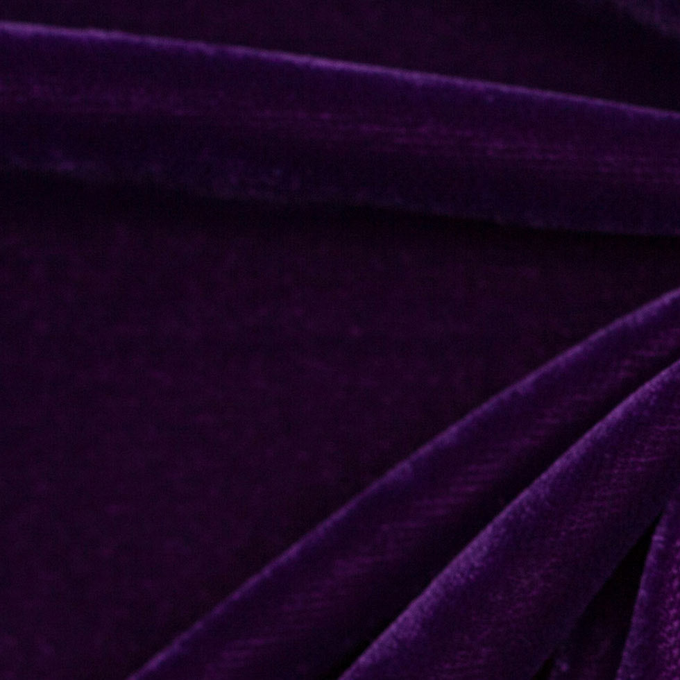 Royal Purple Solid Polyester Micro Velvet - Full Royal Purple Solid Polyester Micro Velvet - Full