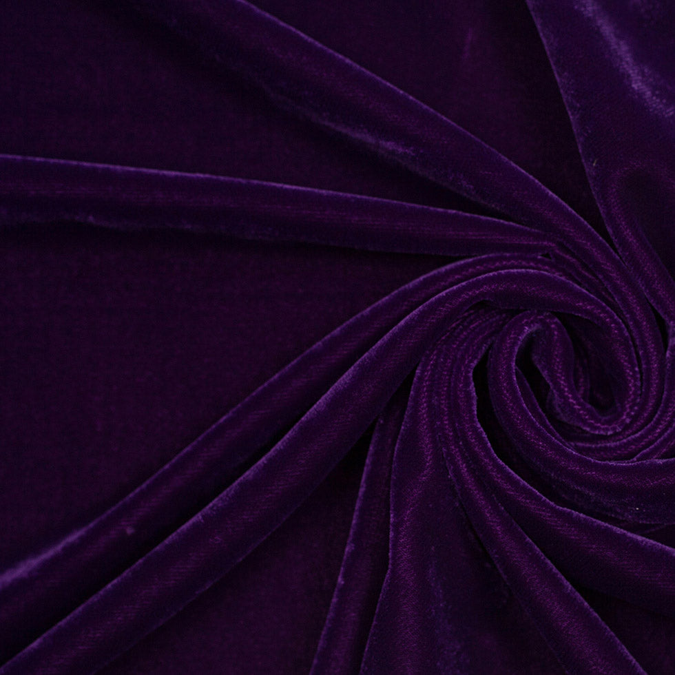 Royal Purple Solid Polyester Micro Velvet Royal Purple Solid Polyester Micro Velvet