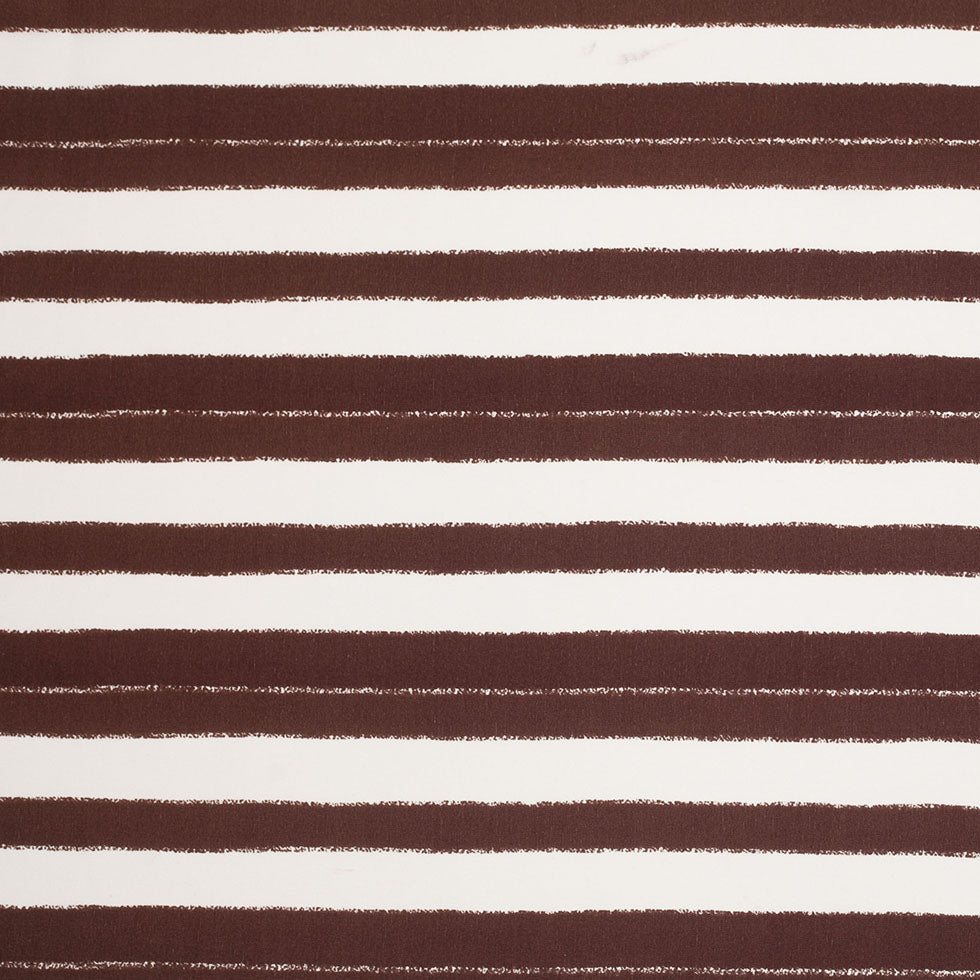 Tanya Taylor Off-White/Earth Striped SIlk Crepe de Chine Tanya Taylor Off-White/Earth Striped SIlk Crepe de Chine