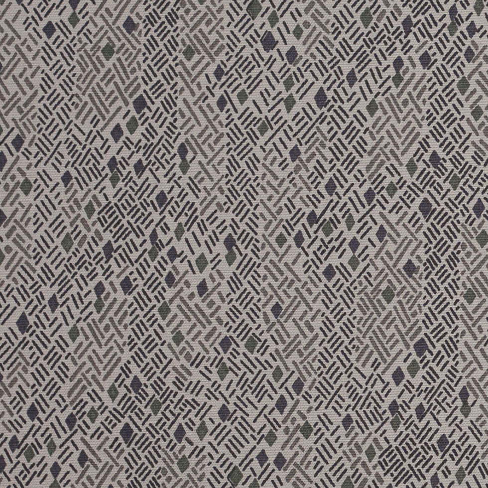 Liberty of London Roderick Green/Gray Cotton Poplin Detail Liberty of London Roderick Green/Gray Cotton Poplin Detail