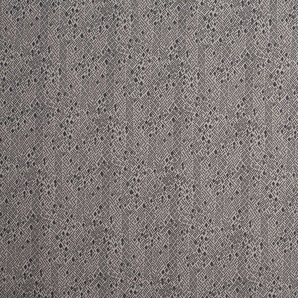 Liberty of London Roderick Green/Gray Cotton Poplin Liberty of London Roderick Green/Gray Cotton Poplin