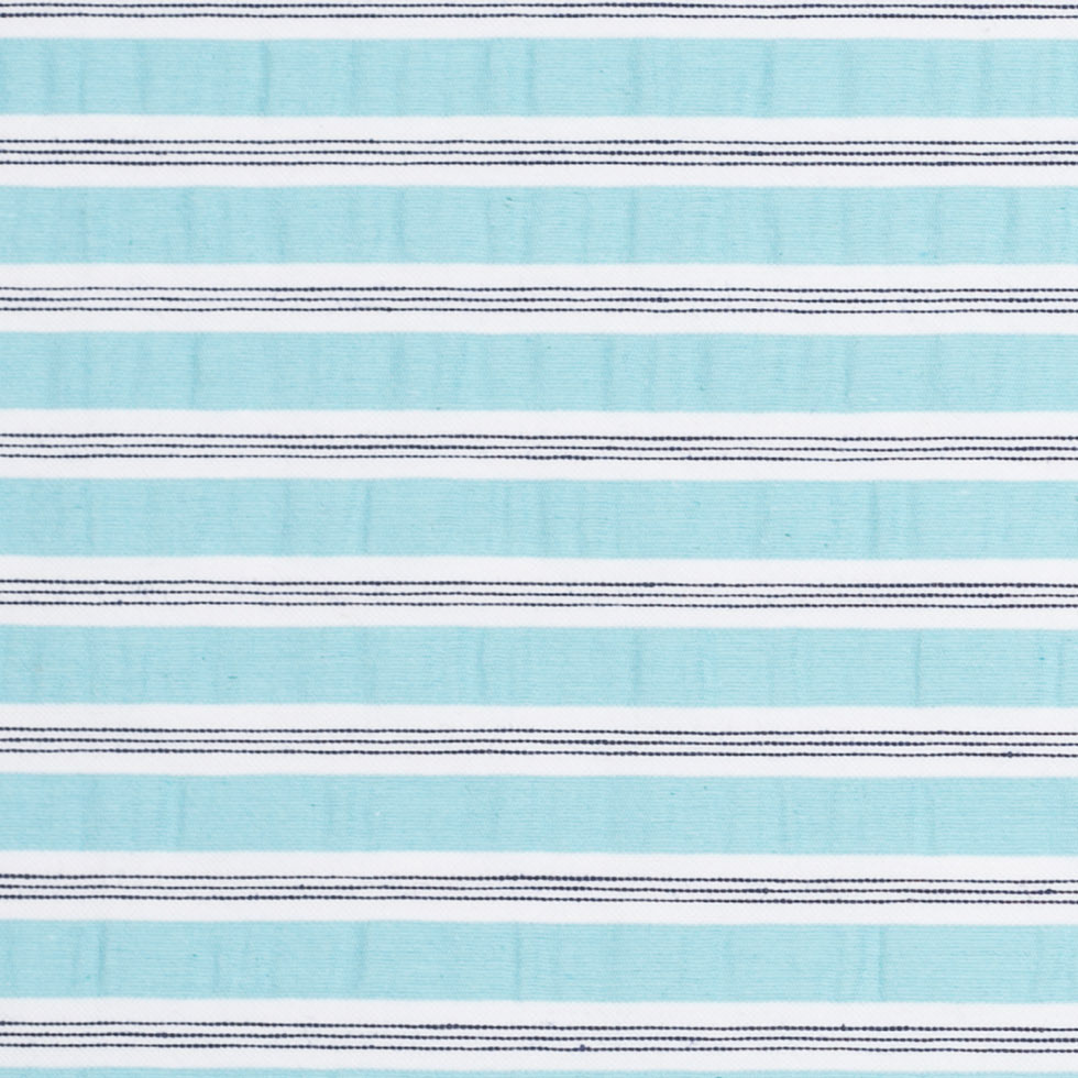 Blue Radiance Blended Cotton Stripe - Detail Blue Radiance Blended Cotton Stripe - Detail
