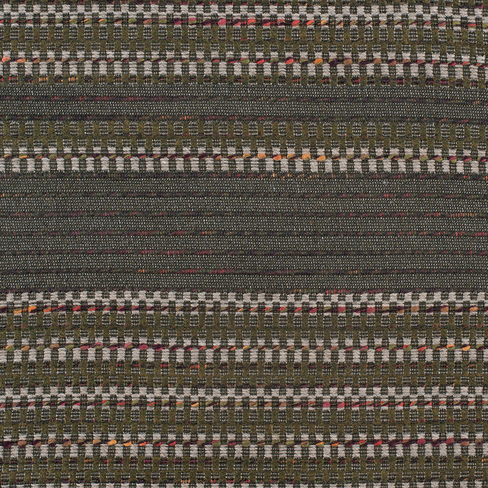 Olive Dimensional Stripes Blended Wool Tweed Olive Dimensional Stripes Blended Wool Tweed