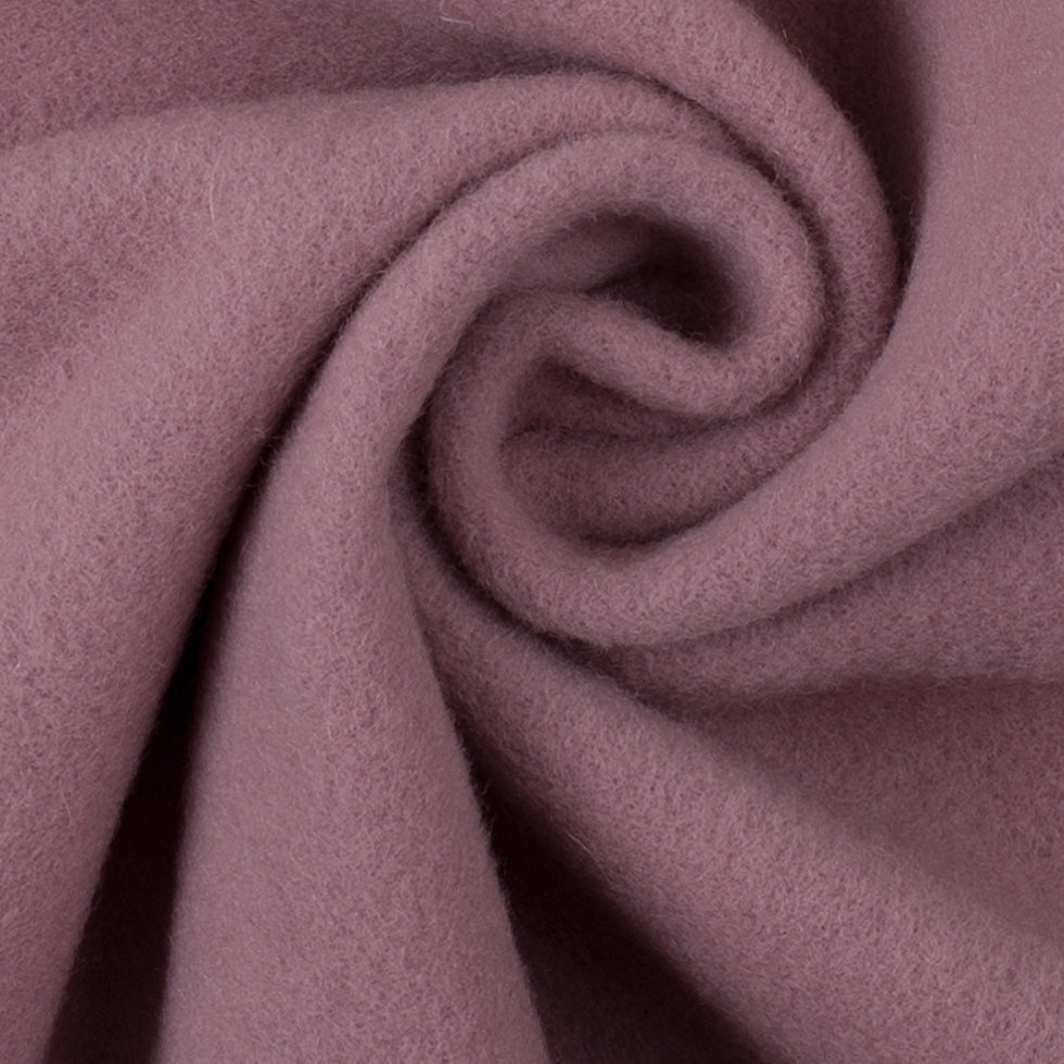 Wool and Cashmere Coating Made in Italy - Dusty Rose - Alberini Collection - Detail Wool and Cashmere Coating Made in Italy - Dusty Rose - Alberini Collection - Detail