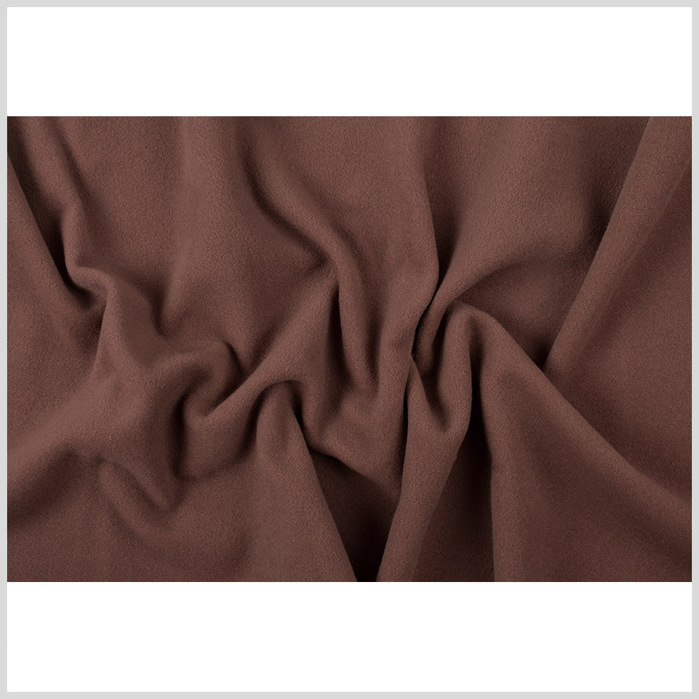 Wool and Cashmere Coating Made in Italy - Brown - Alberini Collection - Full Wool and Cashmere Coating Made in Italy - Brown - Alberini Collection - Full