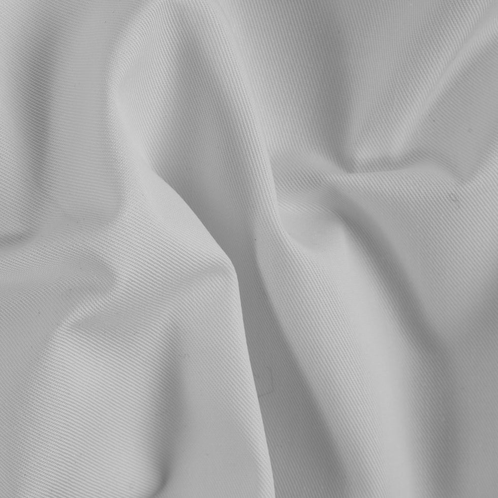 White Eco-Friendly Blended Cotton Twill White Eco-Friendly Blended Cotton Twill