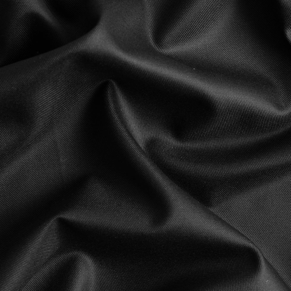 Super 160 Wool Suiting - Black Super 160 Wool Suiting - Black