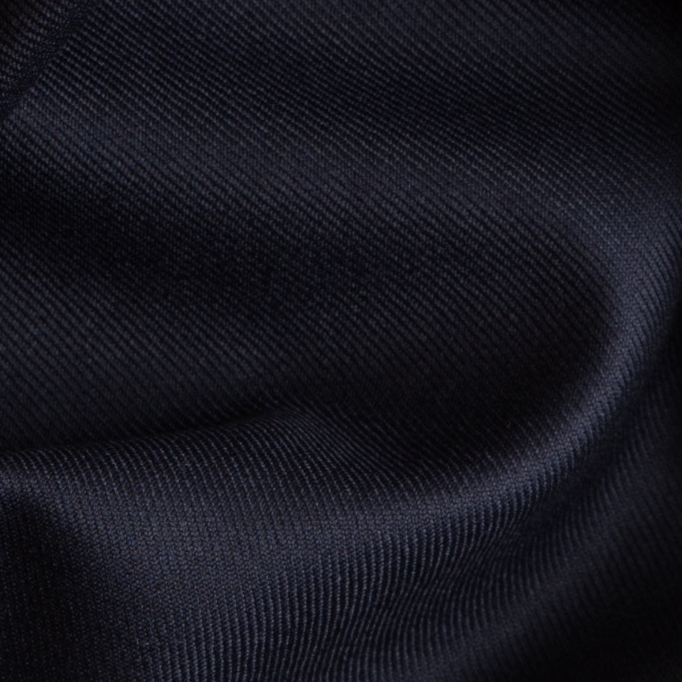 Super 160 Navy Wool Suiting - Detail Super 160 Navy Wool Suiting - Detail