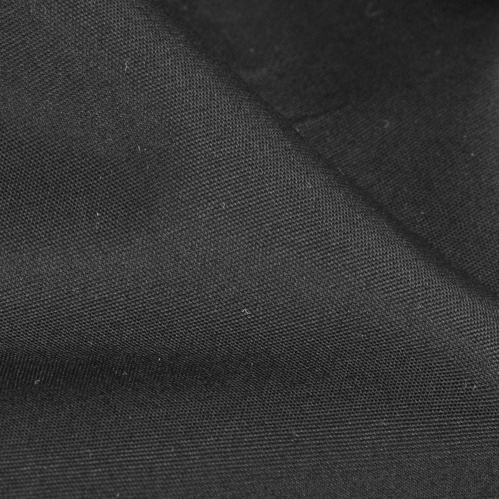 Black 100% Pima Cotton Broadcloth - Full Black 100% Pima Cotton Broadcloth - Full