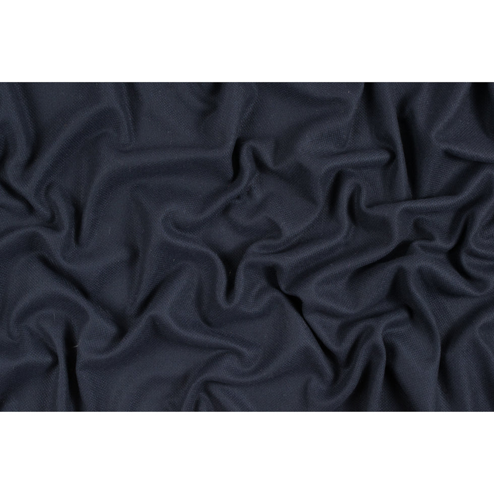 Midnight Navy Soft Blended Wool Woven Full Midnight Navy Soft Blended Wool Woven Full
