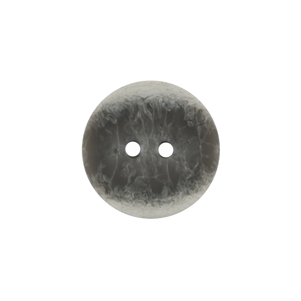 Plastic 2-Hole Button - 32L/20mm - Gray and White Smoky Swirls Plastic 2-Hole Button - 32L/20mm - Gray and White Smoky Swirls