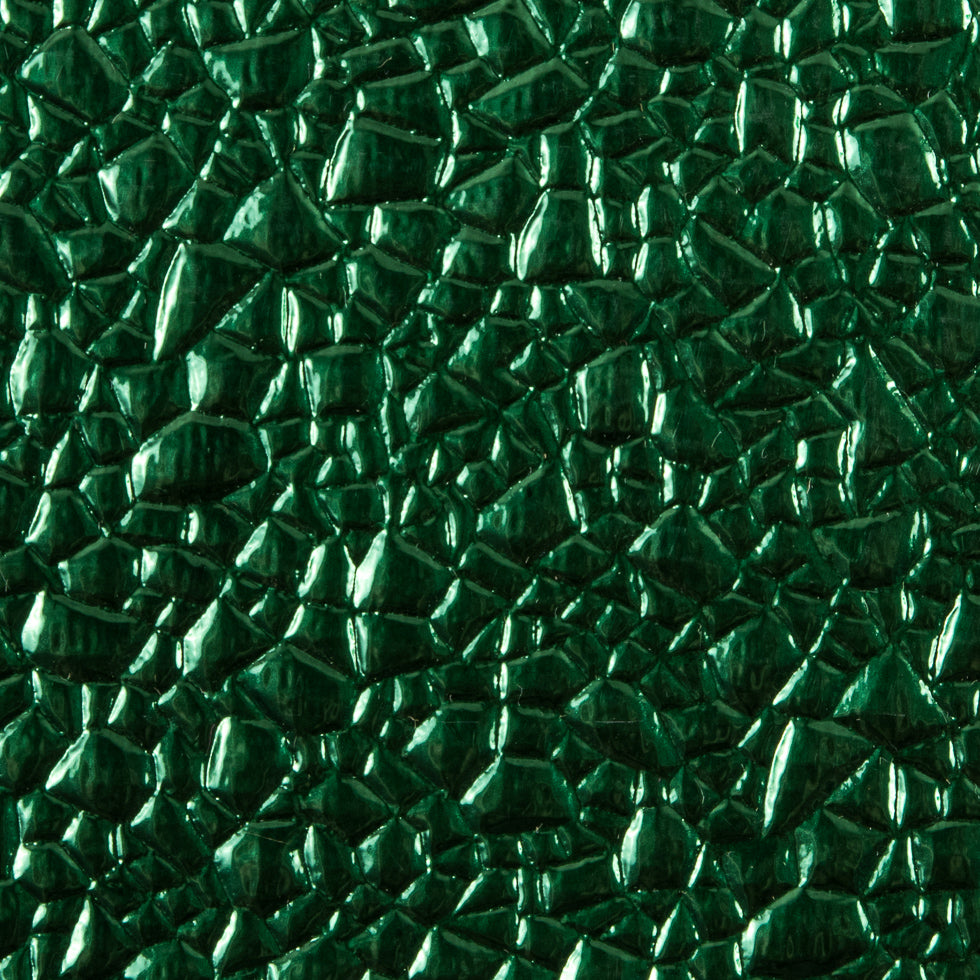 Metallic Green Crackled Vinyl - Full Metallic Green Crackled Vinyl - Full