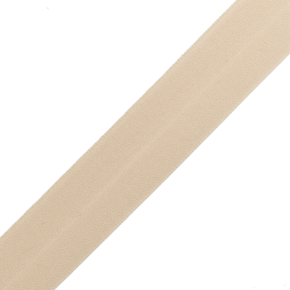Italian Beige Foldover Stretch Tape - 0.625" Detail Italian Beige Foldover Stretch Tape - 0.625" Detail