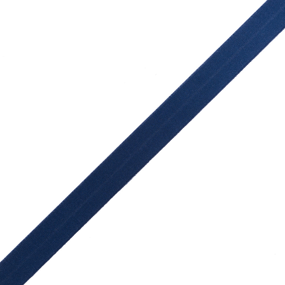Italian Navy Foldover Stretch Tape - 0.625" Italian Navy Foldover Stretch Tape - 0.625"