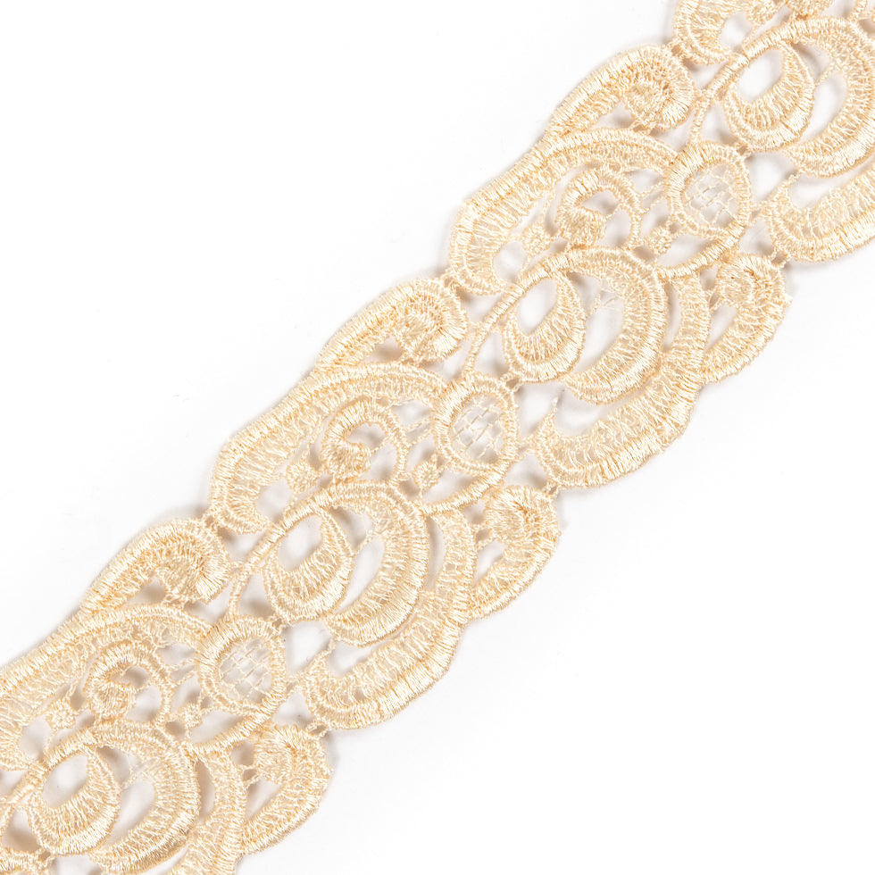 Beige Venise Lace Trim - 2.5" Beige Venise Lace Trim - 2.5"