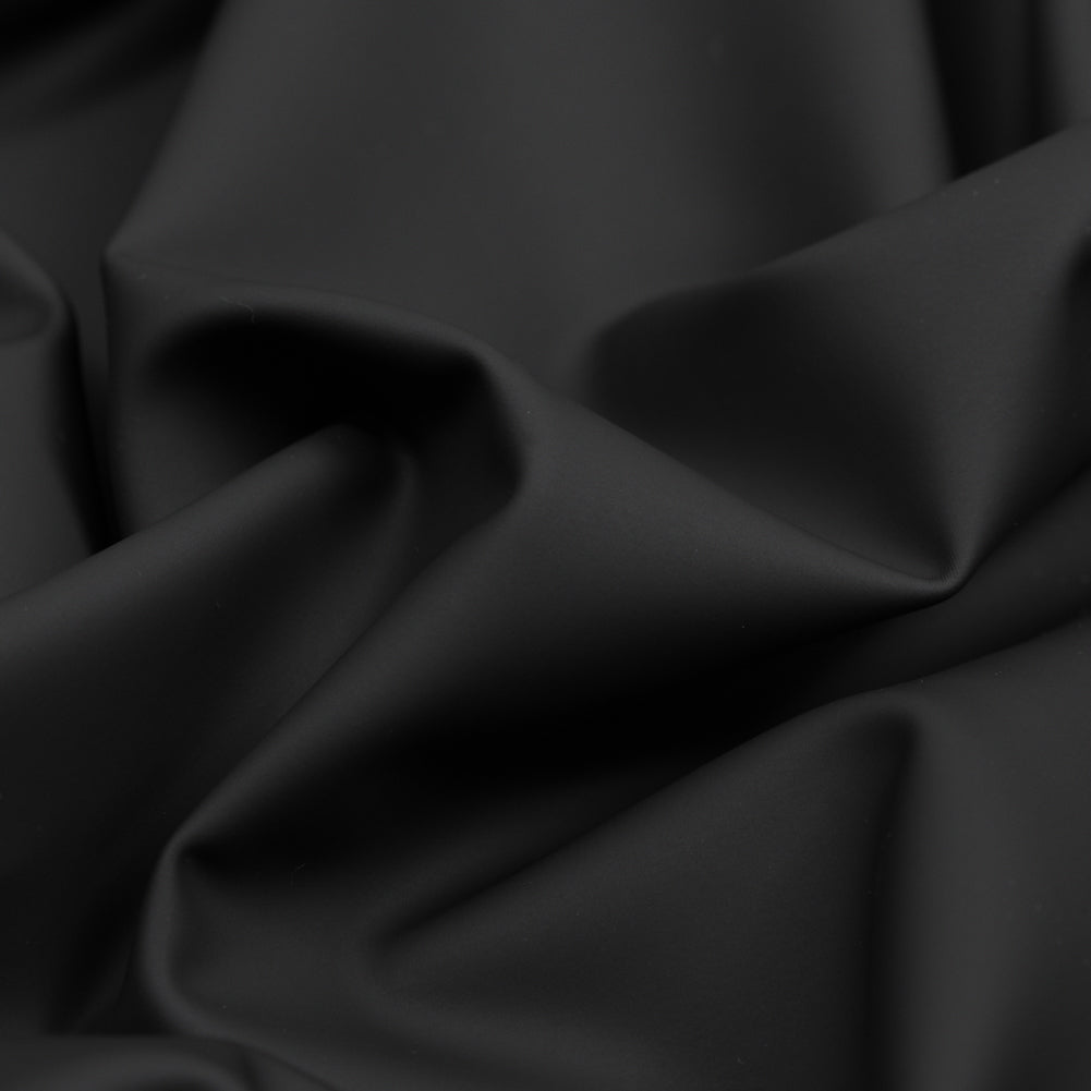 Black UV Protective Stretch Waterproof Tricot - Pleather - Detail Black UV Protective Stretch Waterproof Tricot - Pleather - Detail