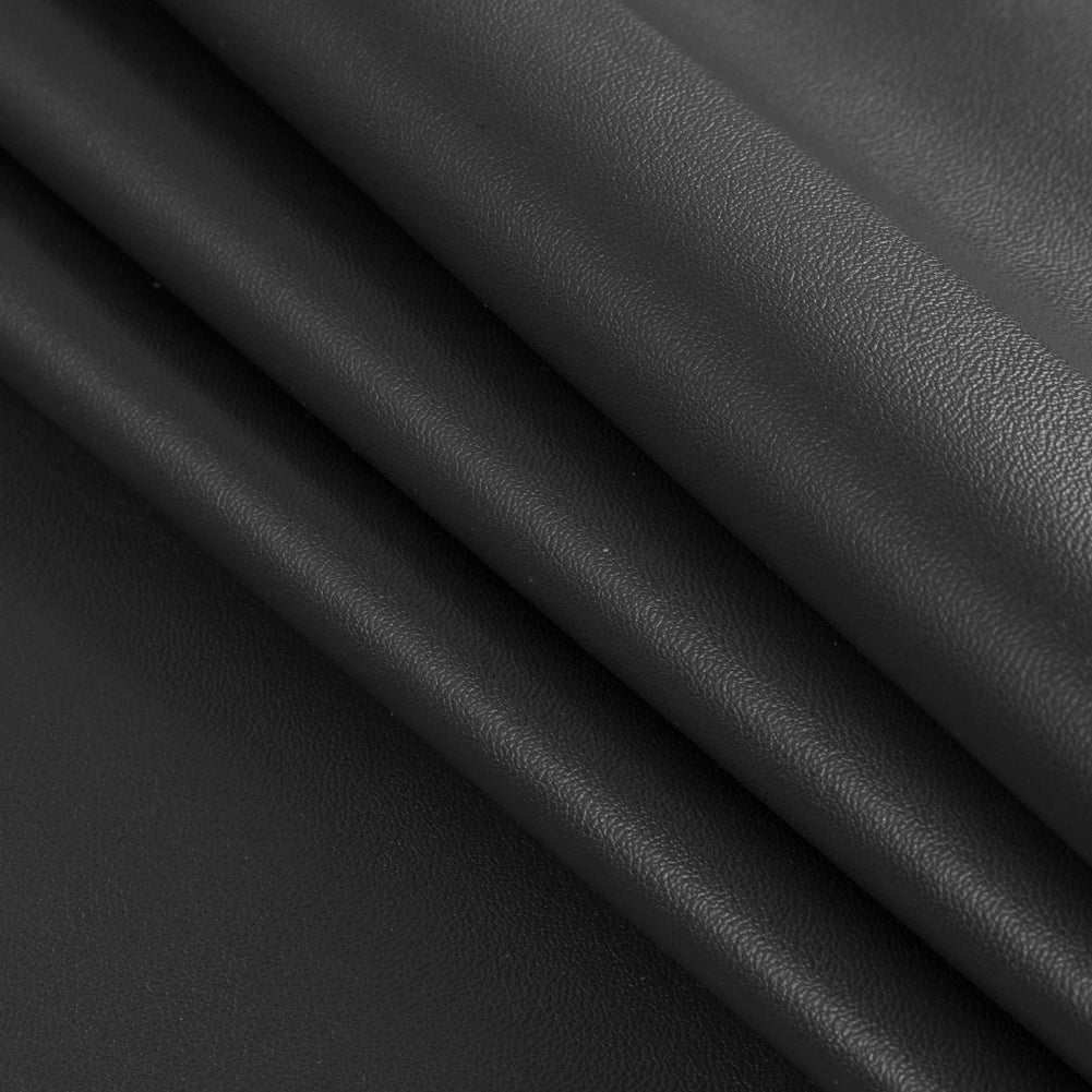 Black Stretch Faux Leather/Vinyl Detail Black Stretch Faux Leather/Vinyl Detail