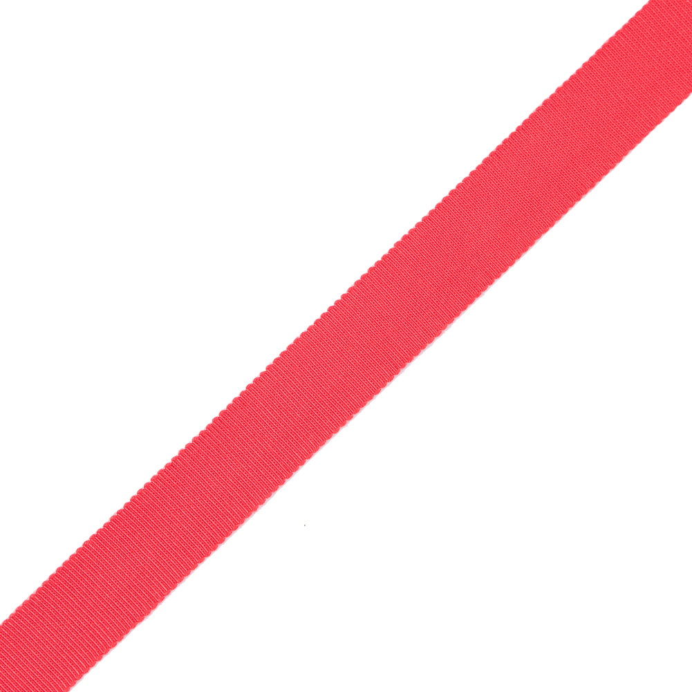 Red Petersham Grosgrain Ribbon - 0.75" Red Petersham Grosgrain Ribbon - 0.75"