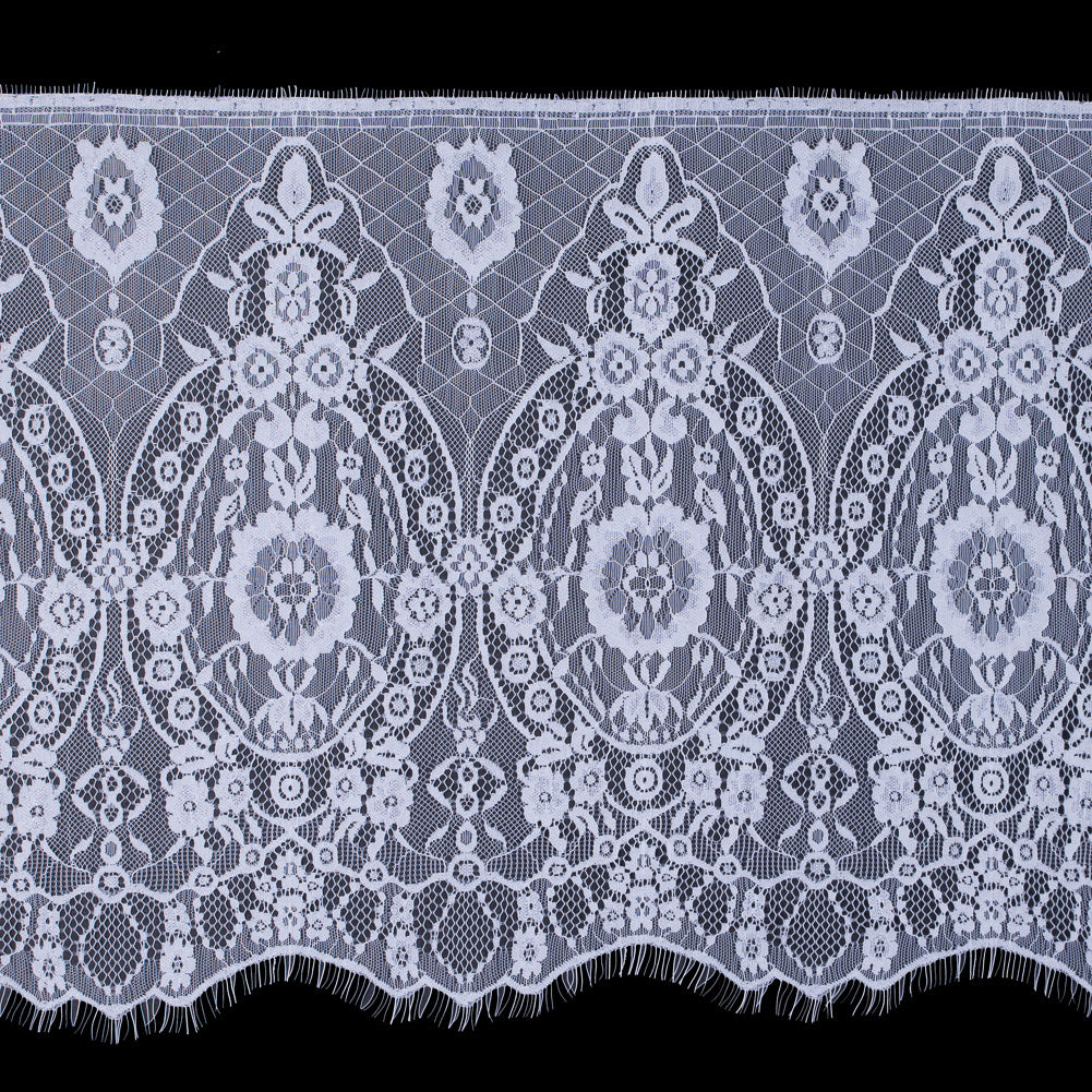 White French Lace Trimming - 14" White French Lace Trimming - 14"