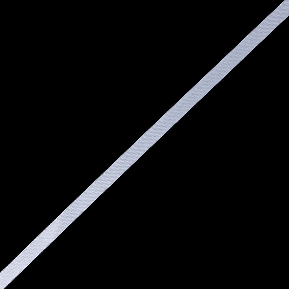 Light Silver Double Faced Satin Ribbon - 0.25" Light Silver Double Faced Satin Ribbon - 0.25"
