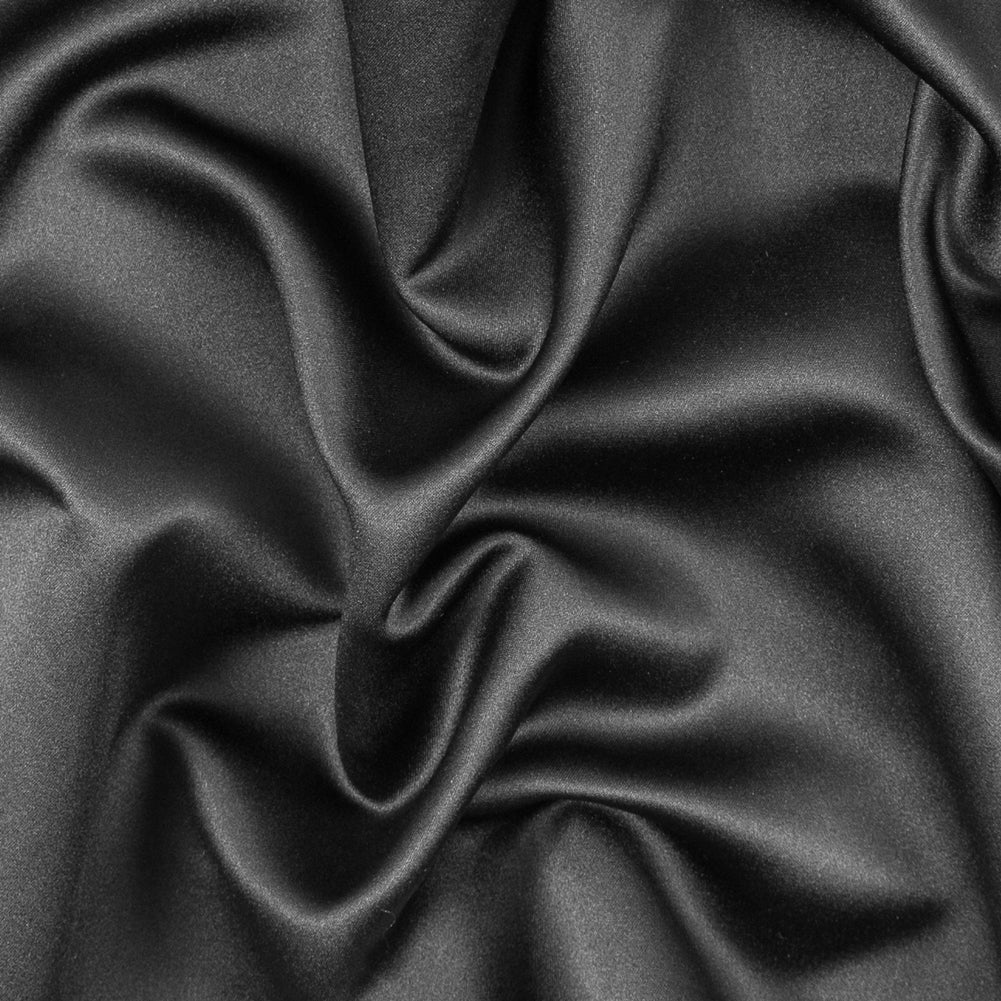 Black Polyester Satin Black Polyester Satin