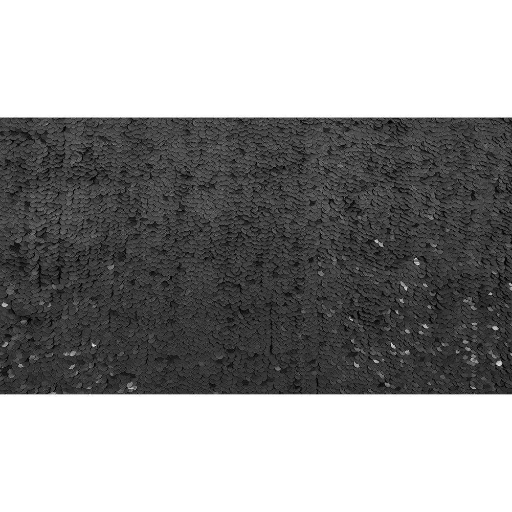 Phillip Lim Black Paillette Sequins on a Crinkled Silk Georgette - Full Phillip Lim Black Paillette Sequins on a Crinkled Silk Georgette - Full