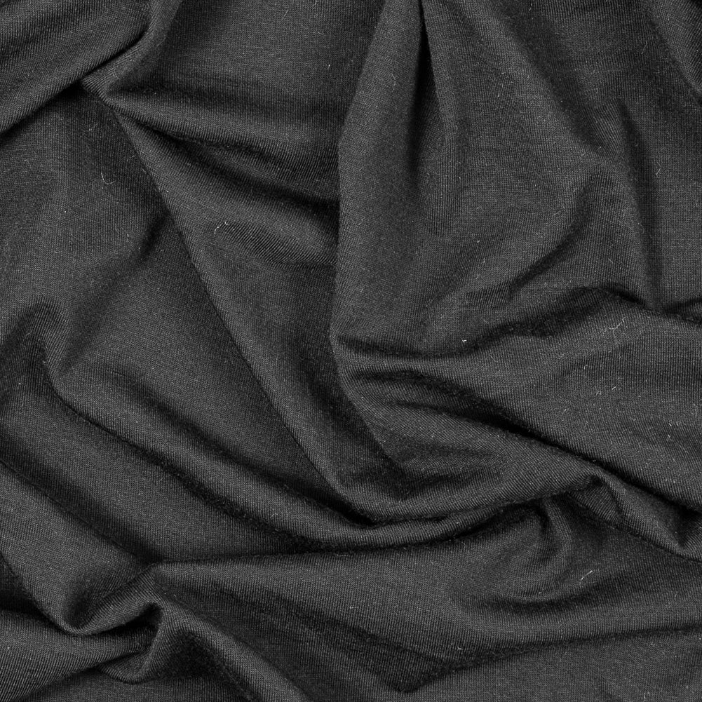 Black Stretch Polyester Jersey Black Stretch Polyester Jersey