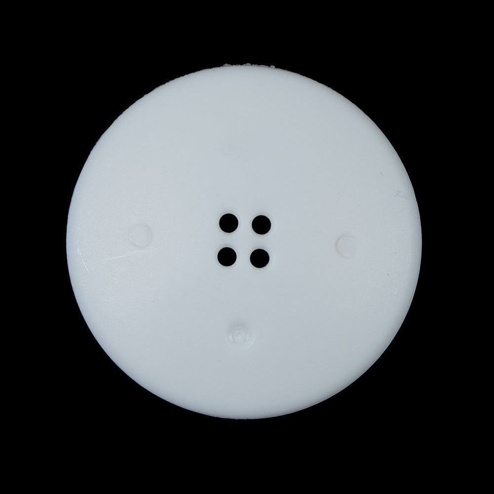 White Raised Textured 4-Hole Button - 44L/28mm Detail White Raised Textured 4-Hole Button - 44L/28mm Detail