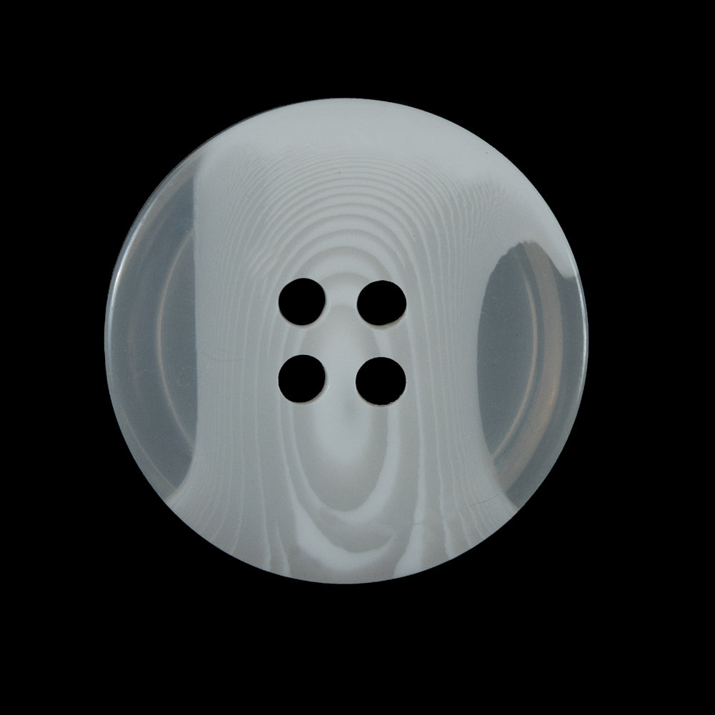 Off-White Translucent Four-Hole Button - 44L/28mm Detail Off-White Translucent Four-Hole Button - 44L/28mm Detail