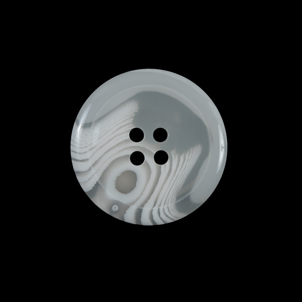 Off-White Translucent Four-Hole Button - 40L/25.5mm Off-White Translucent Four-Hole Button - 40L/25.5mm