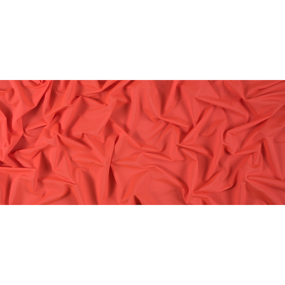 Neon Orange Stretch Mesh with Wicking Capabilities - Full Neon Orange Stretch Mesh with Wicking Capabilities - Full