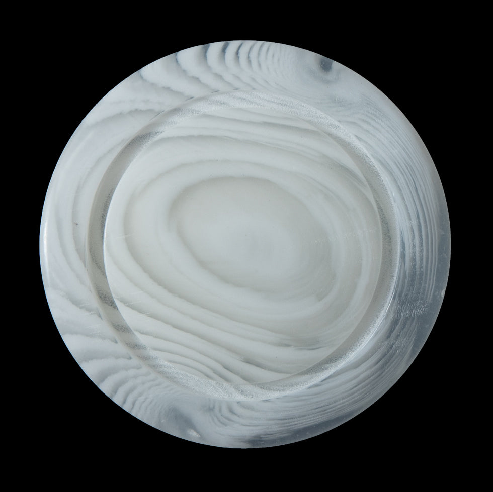 White Translucent Shank-Back Button - 54L/34mm White Translucent Shank-Back Button - 54L/34mm