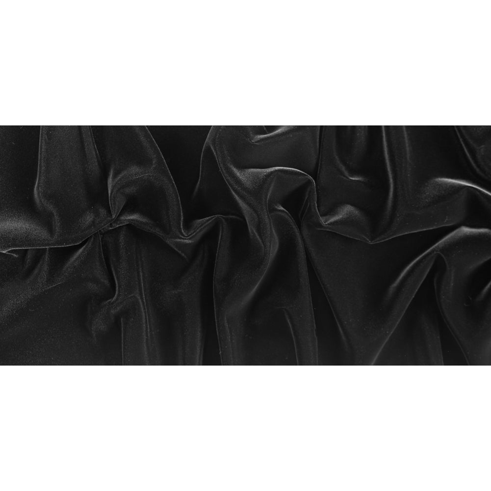 Luxury Lyons Velvet - Black - Leander Collection Folded Luxury Lyons Velvet - Black - Leander Collection Folded