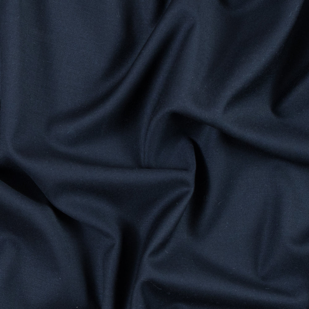 Navy Super 120 Merino Wool Twill/Suiting Navy Super 120 Merino Wool Twill/Suiting