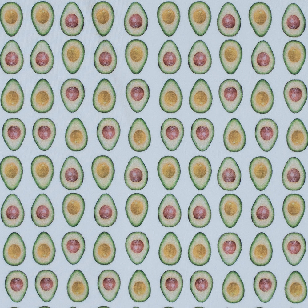 Avocados Digitally Printed on a Stretch Neoprene/Scuba Knit Avocados Digitally Printed on a Stretch Neoprene/Scuba Knit
