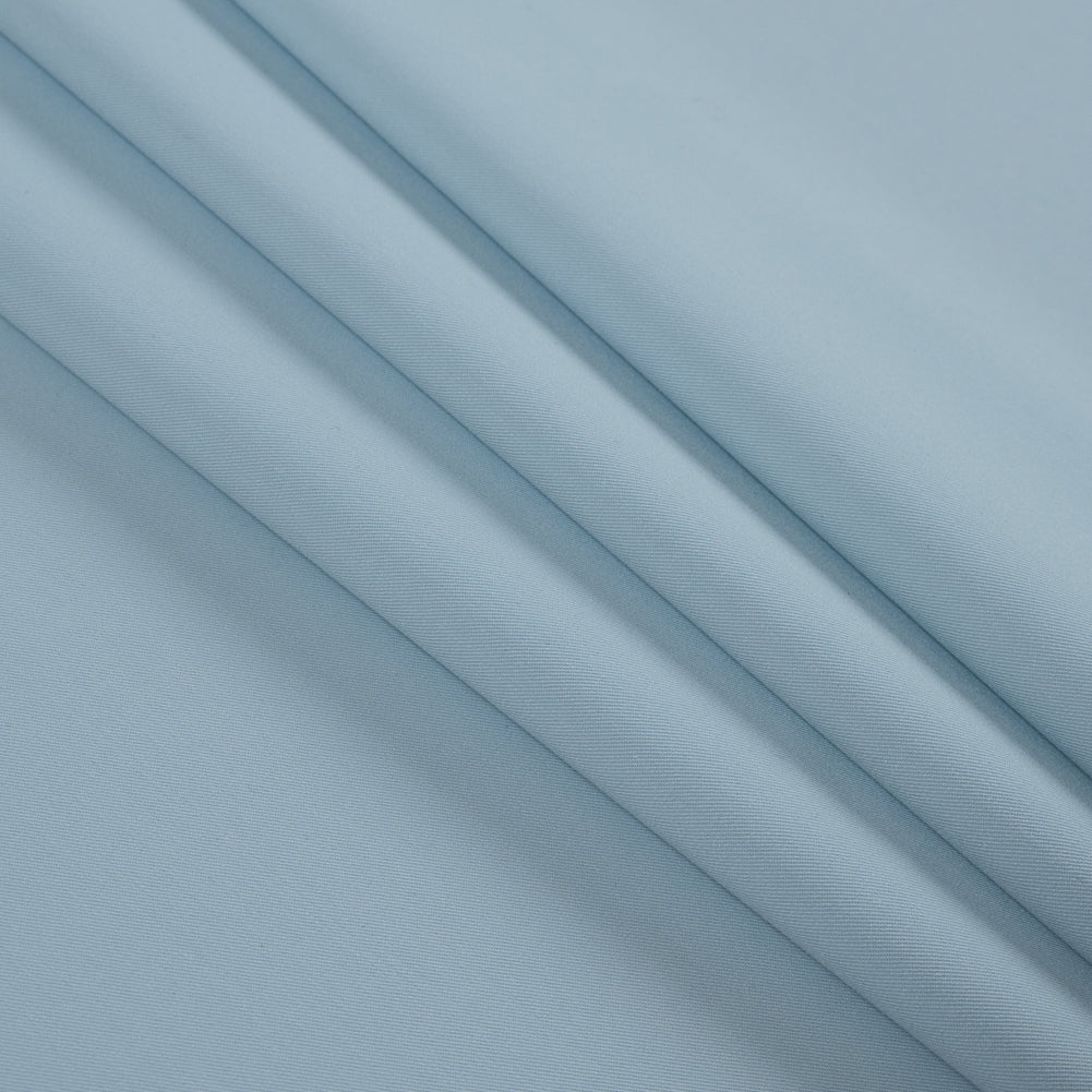 Wan Blue Stretch Polyester Twill - Folded Wan Blue Stretch Polyester Twill - Folded