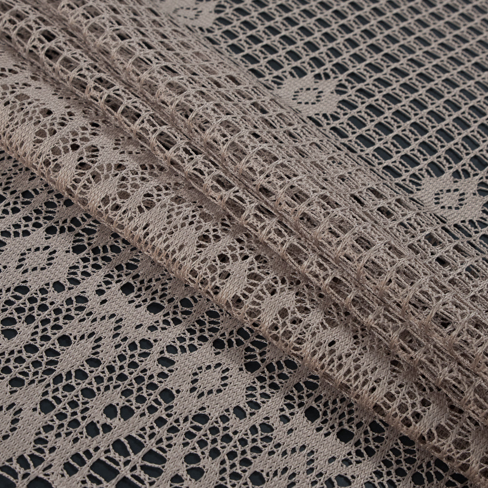 Famous NYC Designer Mojave Desert Crochet Lace with Scallop Border Design Folded Famous NYC Designer Mojave Desert Crochet Lace with Scallop Border Design Folded