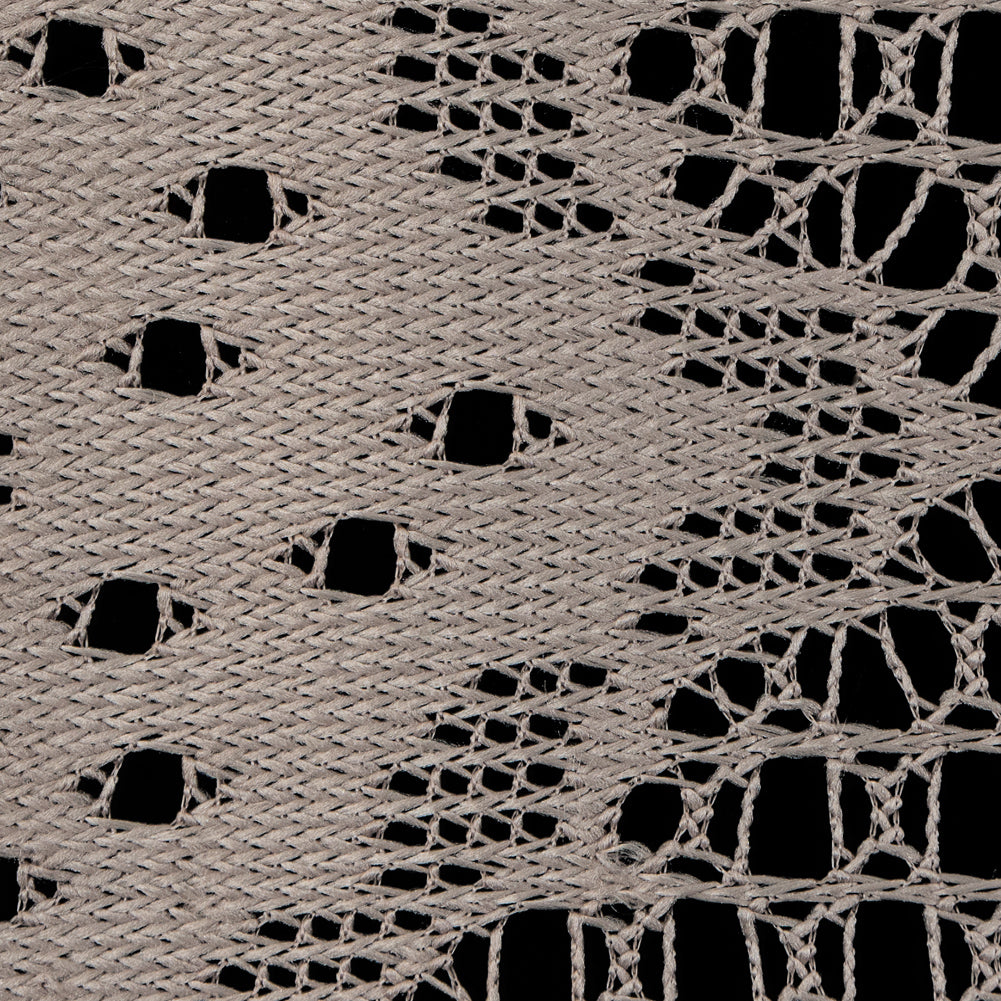 Famous NYC Designer Mojave Desert Crochet Lace with Scallop Border Design Detail Famous NYC Designer Mojave Desert Crochet Lace with Scallop Border Design Detail