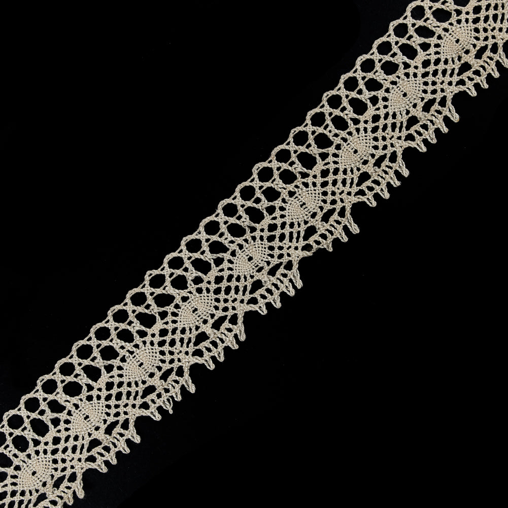 Natural Crochet Lace Trim - 2" Natural Crochet Lace Trim - 2"