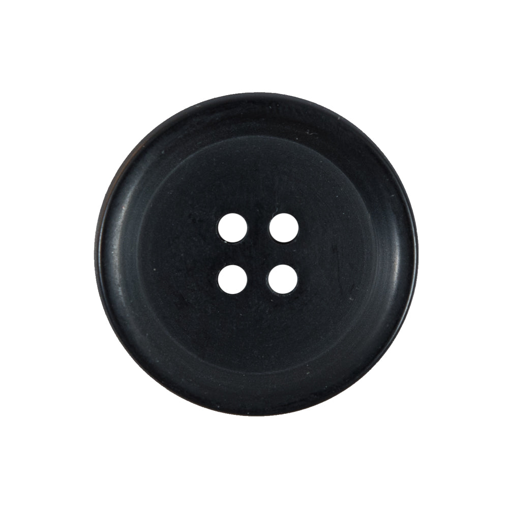 Matte Black Plastic Button - 38L/24mm Matte Black Plastic Button - 38L/24mm