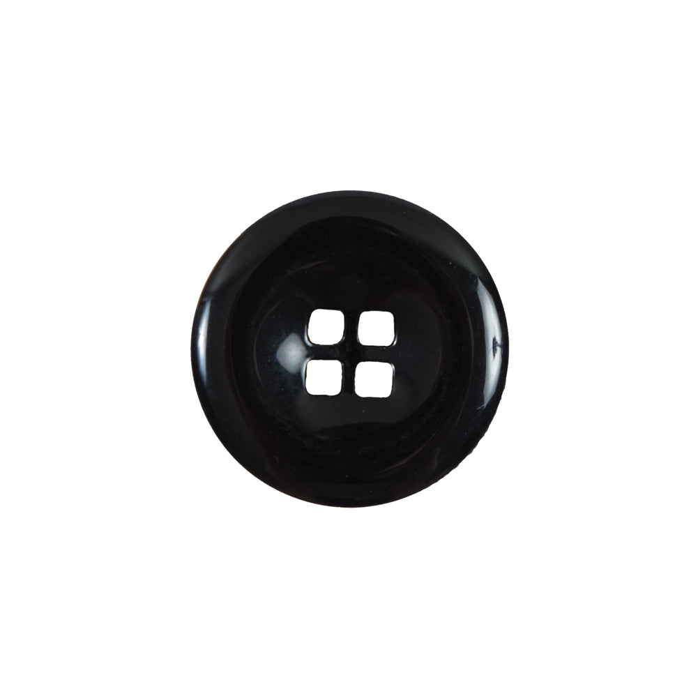 Black Plastic Button - 32L/20mm Black Plastic Button - 32L/20mm