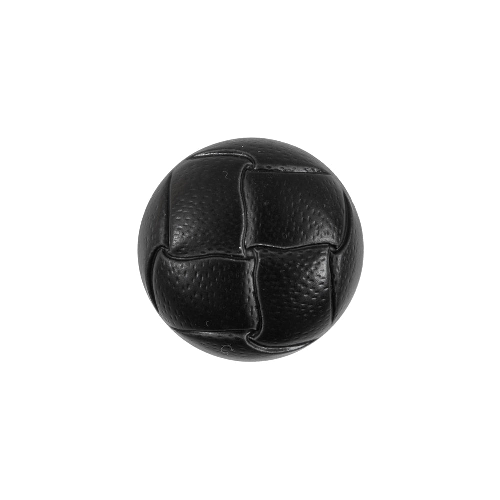 Black Embossed Plastic Shank-Back Button - 30L/19mm Black Embossed Plastic Shank-Back Button - 30L/19mm