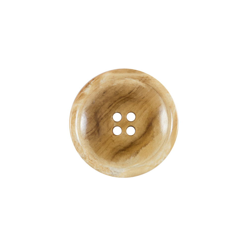 Beige 4-Hole Plastic Button - 28L/18mm Beige 4-Hole Plastic Button - 28L/18mm