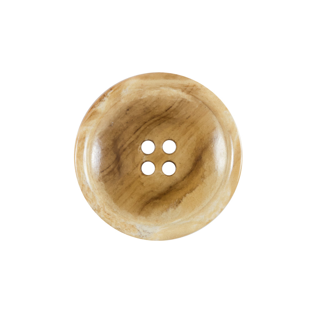 Beige 4-Hole Plastic Button - 36L/23mm Beige 4-Hole Plastic Button - 36L/23mm